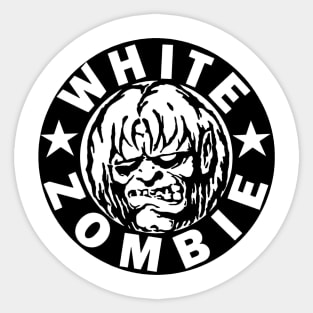 White Zombie Sticker